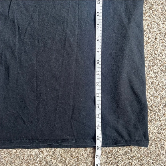 🦋 Gildan Black Short Sleeve Tee Minimalist Design Fairies Mermaid Unicorn Moon - Picture 6 of 6